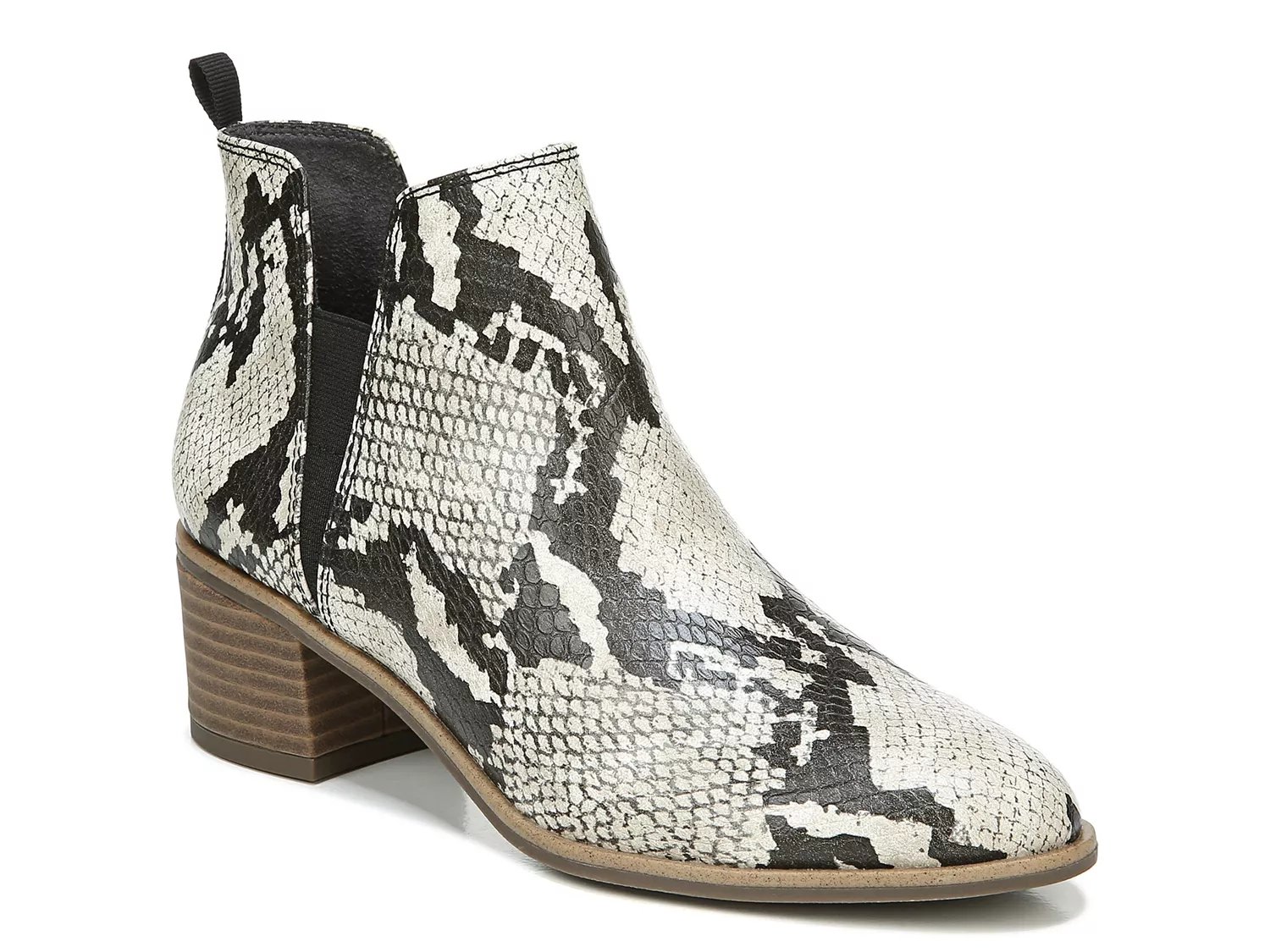 Snake print booties store dsw