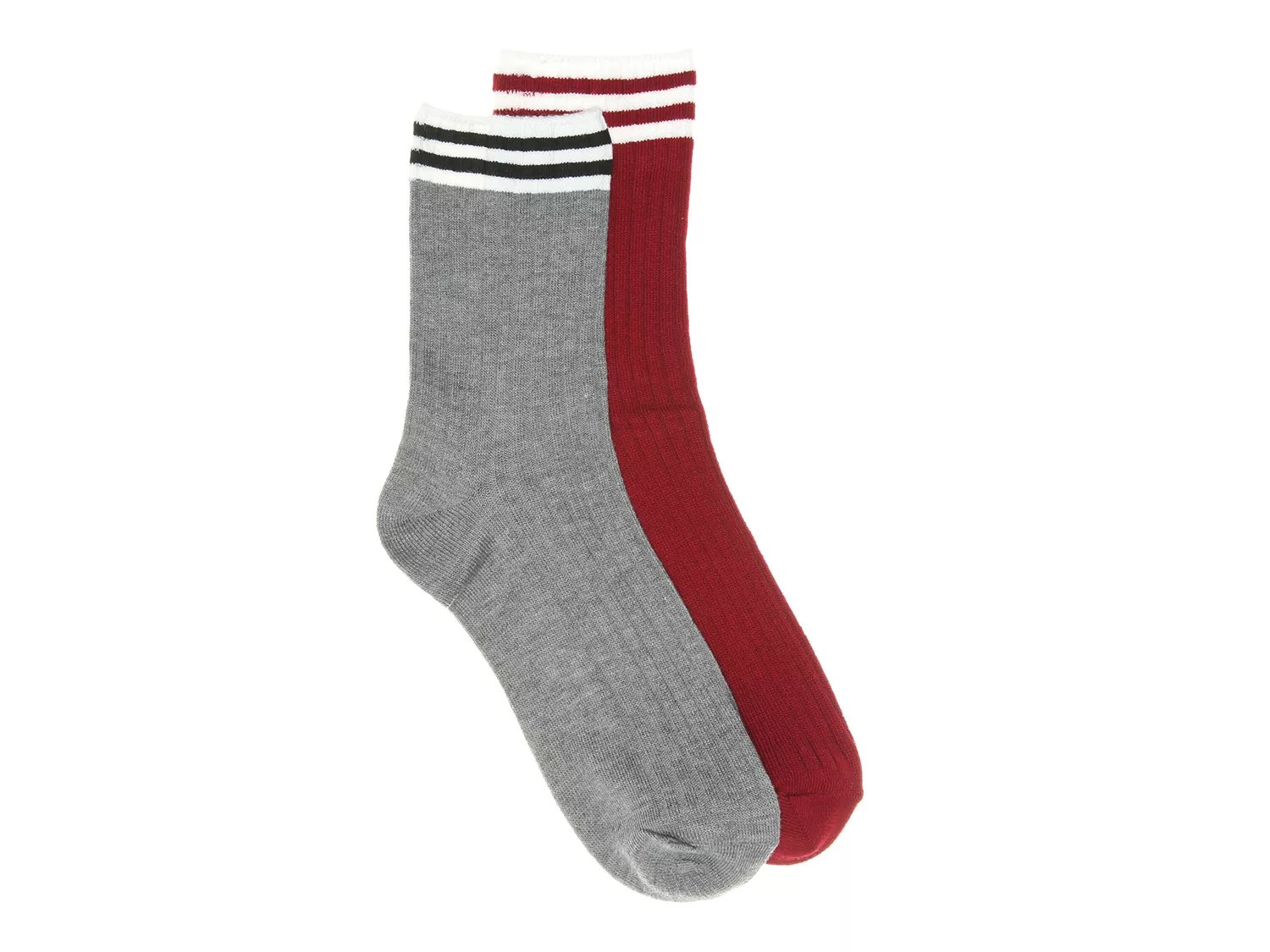 Mix No. 6 Varsity Stripe Women's Crew Socks 2 Pack DSW
