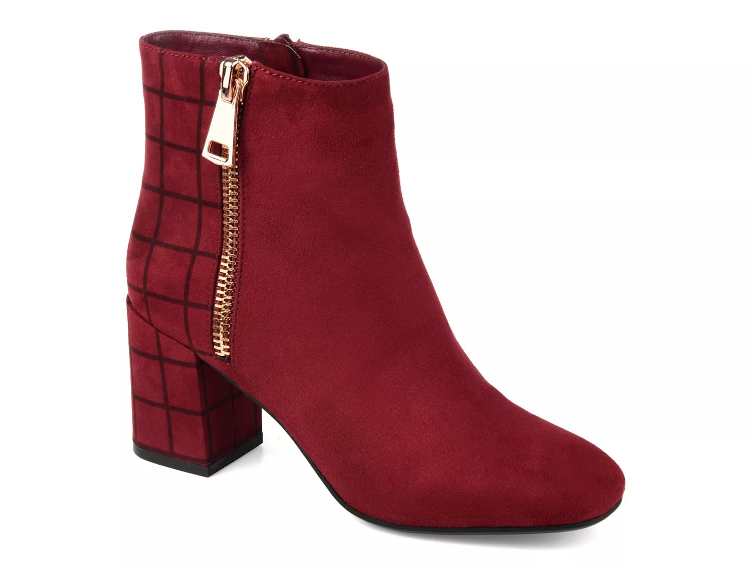 dsw burgundy booties