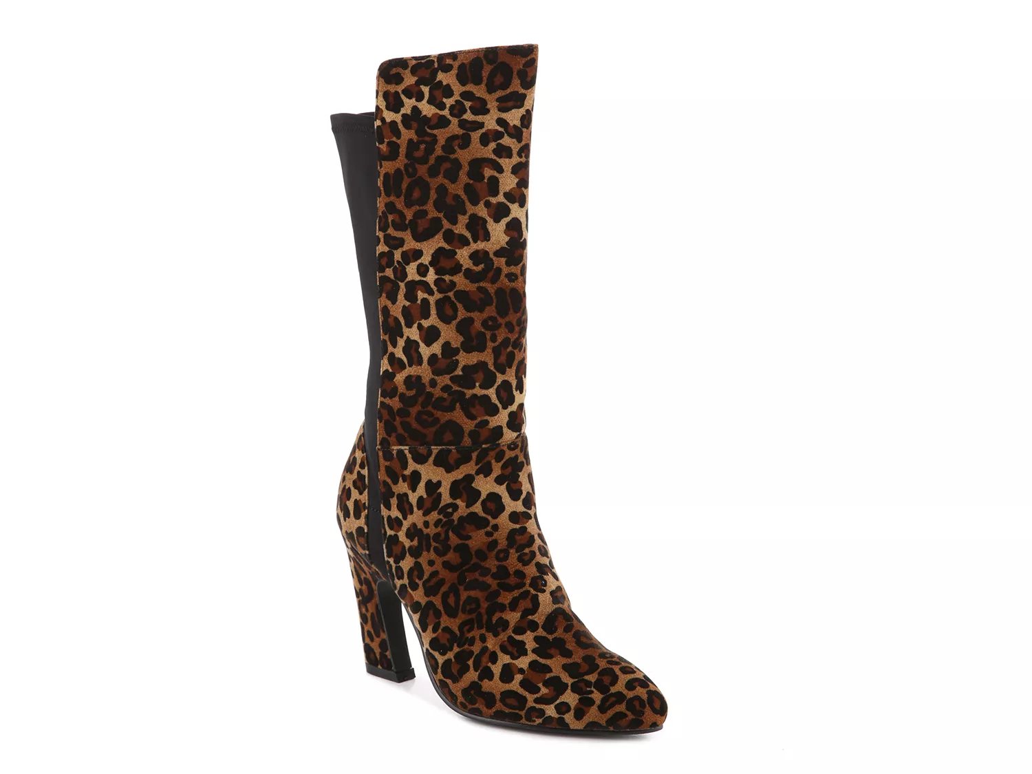 Leopard print store boots dsw