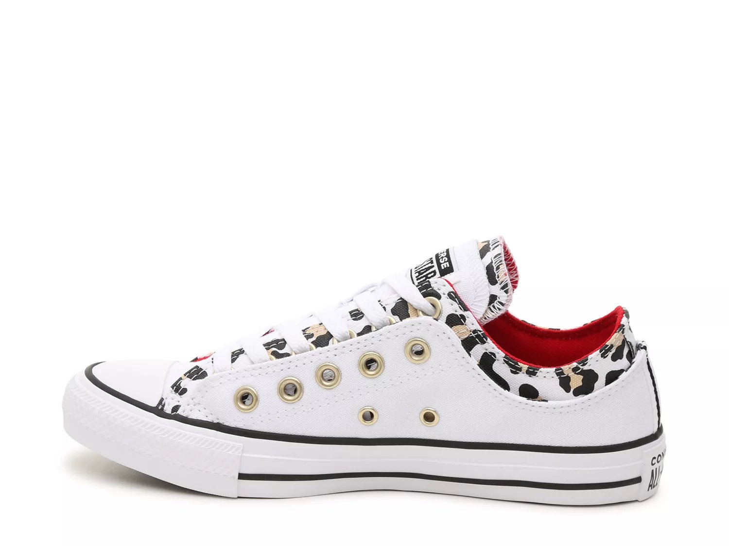 dsw leopard converse