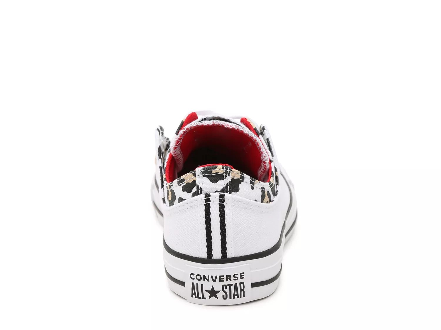 converse double tongue leopard print