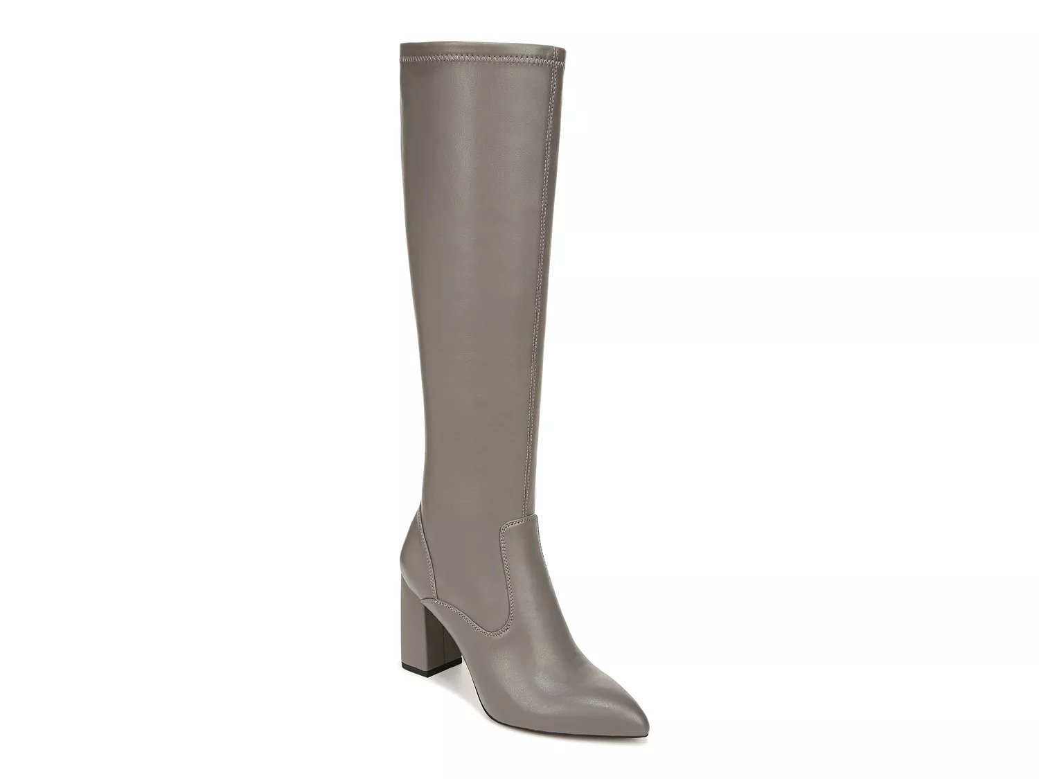 Light grey knee high hot sale boots