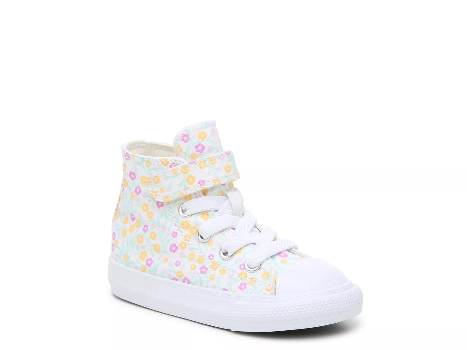 floral high top sneakers