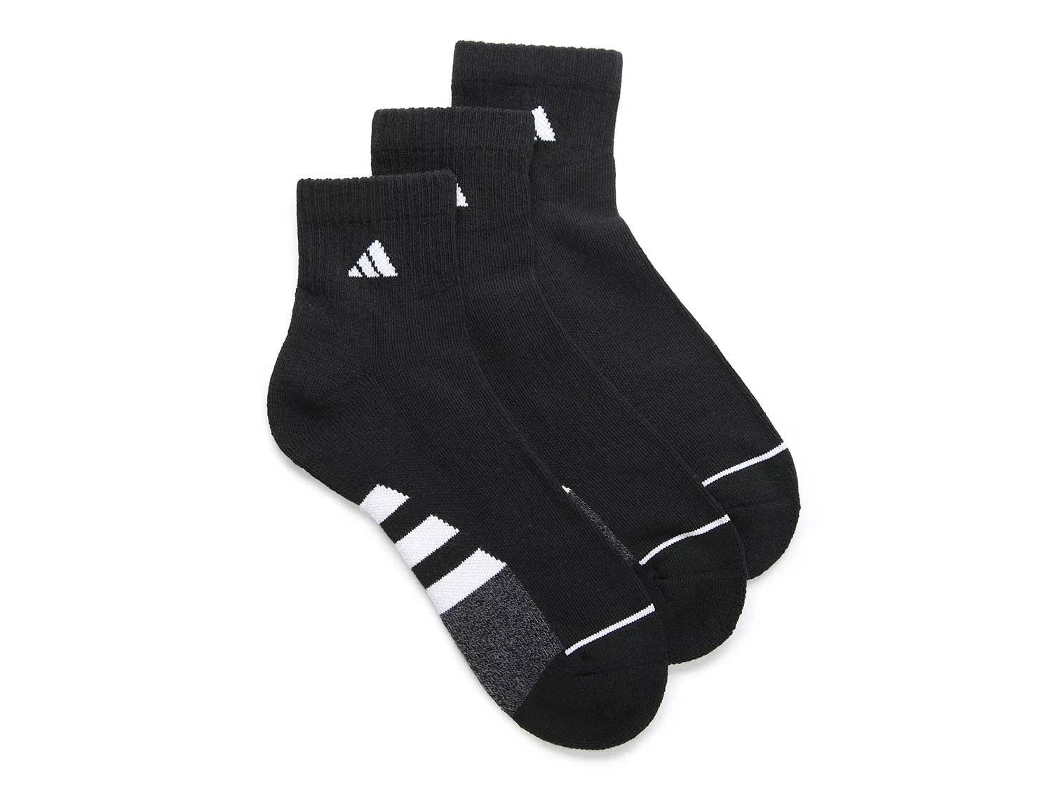  Cushioned Men's Ankle Socks - 3 Pack 