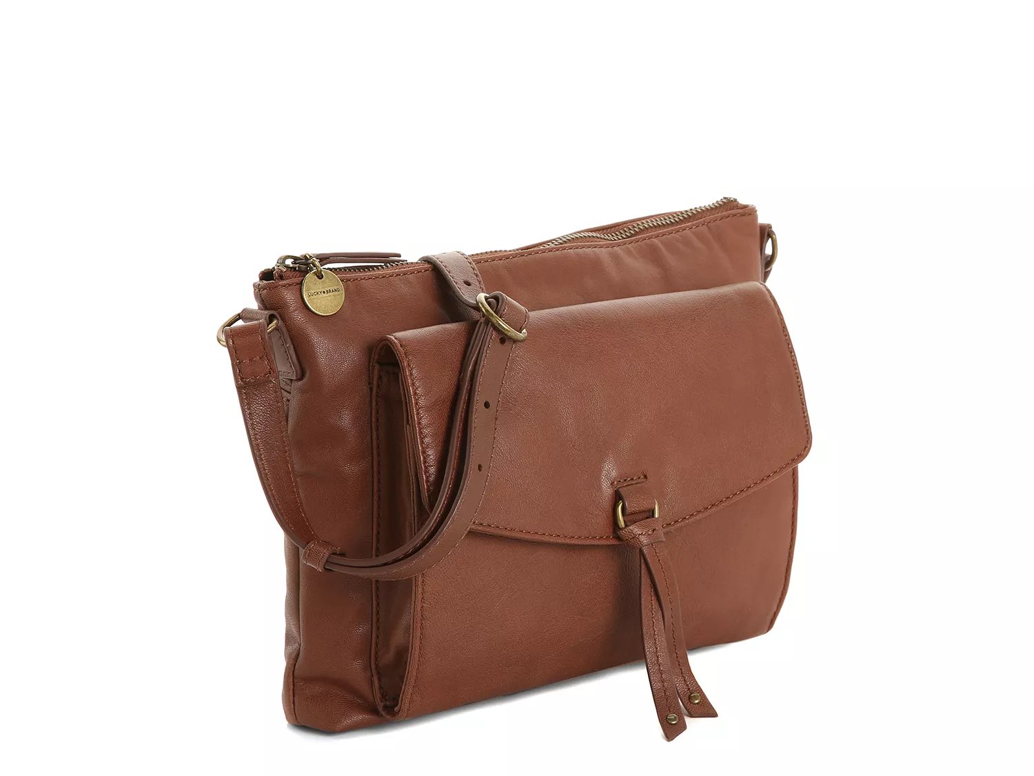 lucky brand leather crossbody bag