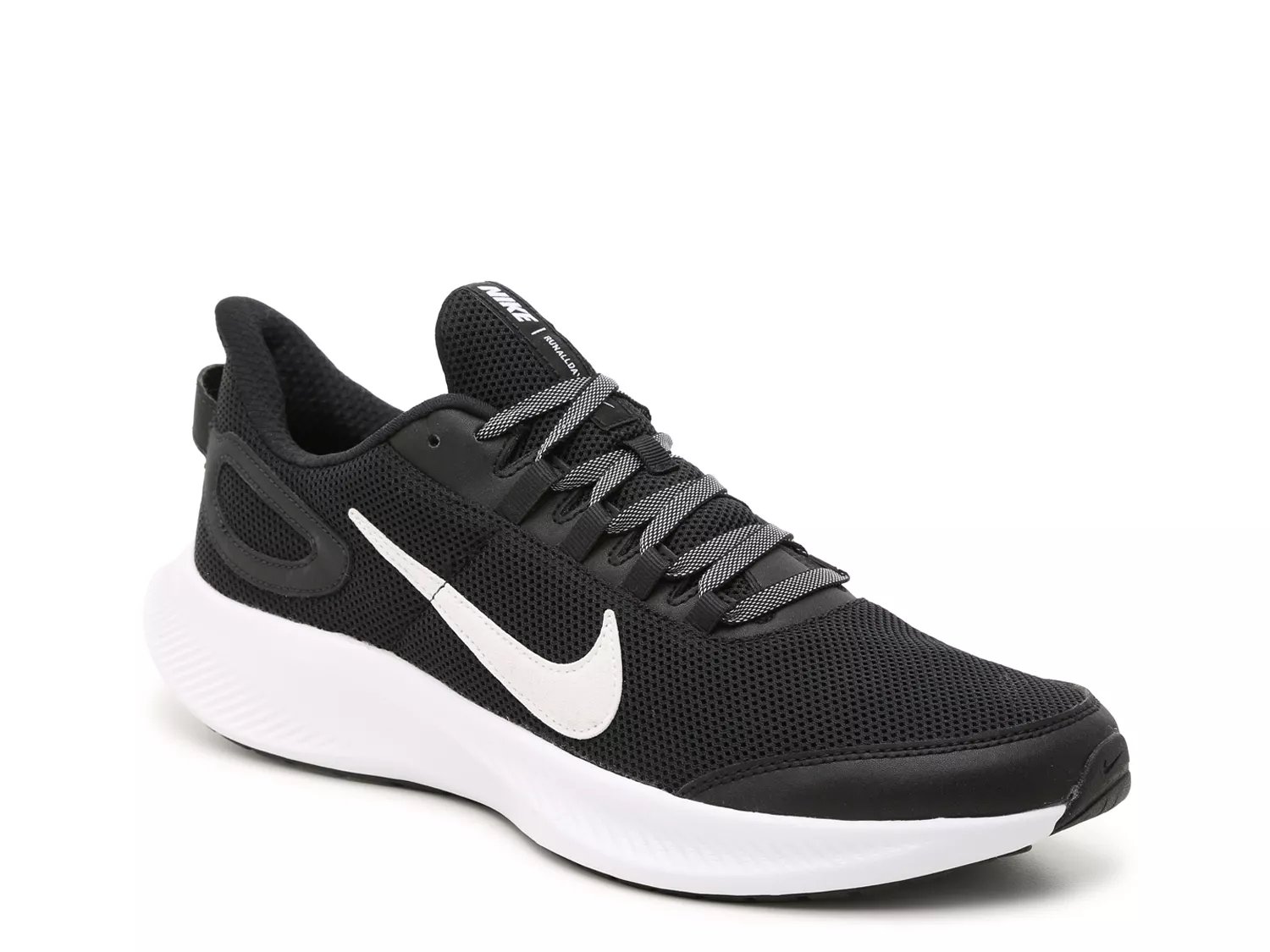 black nike slip on trainers