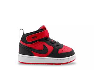 Black and red outlet high tops