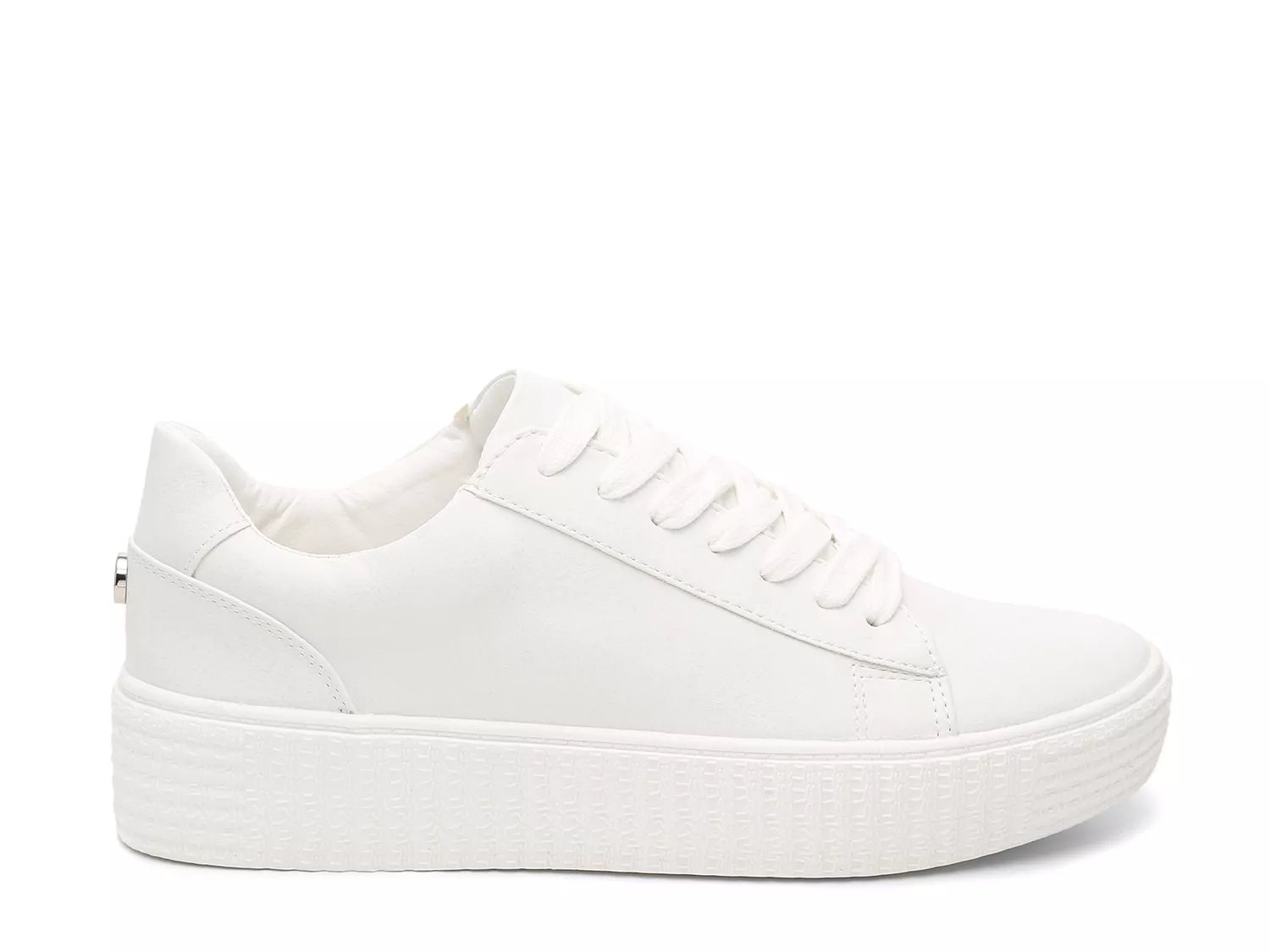 white platform sneakers slip on