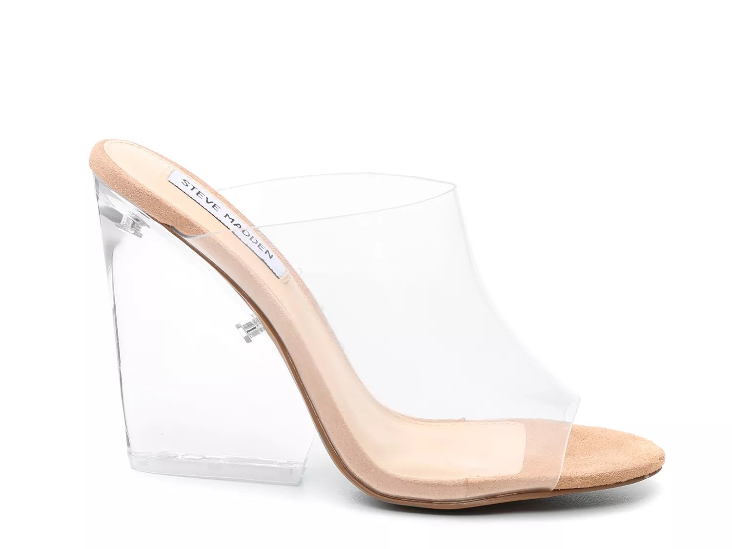 steve madden clear heels dsw