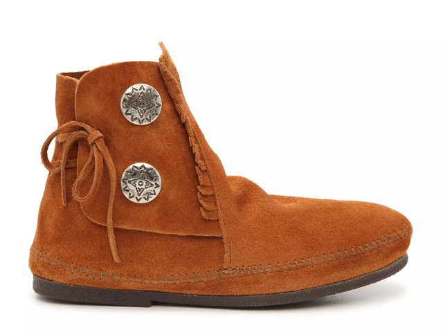 Minnetonka 2 button hardsole boot sale