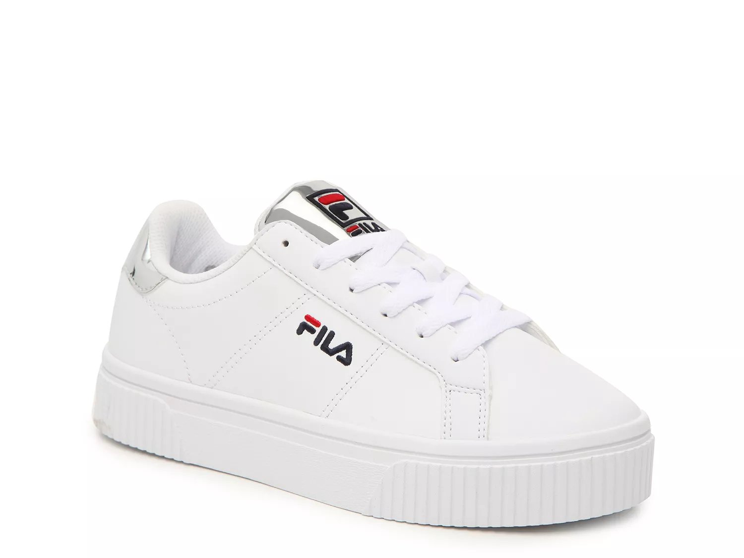 fila platform sneakers black