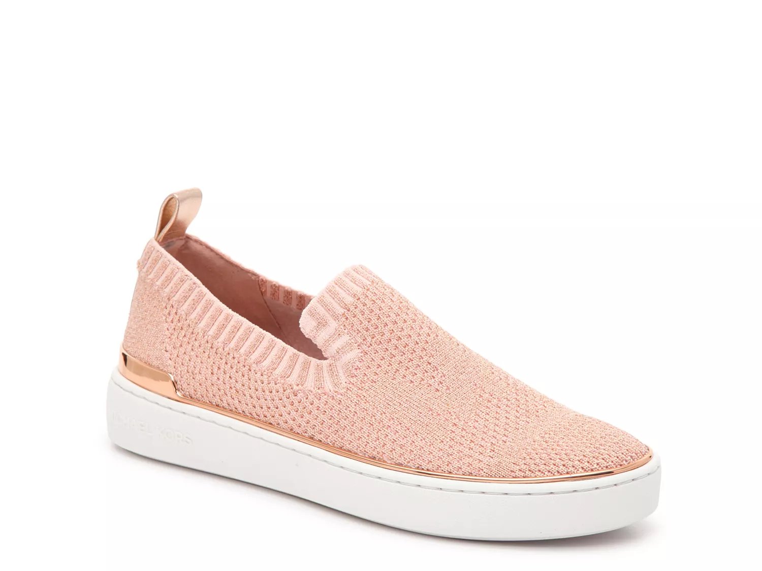 michael kors brown slip on sneakers