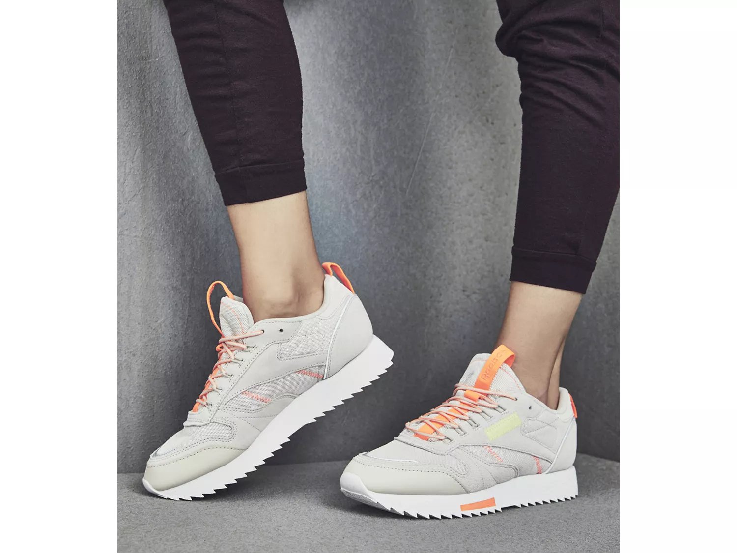 reebok classic platform sneakers