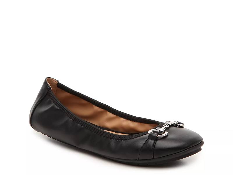 black ballet flats dsw