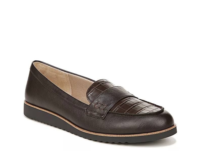 SOUL Naturalizer Women's Kentley Slip-Ons Loafer, Black Leather :  : Clothing, Shoes & Accessories