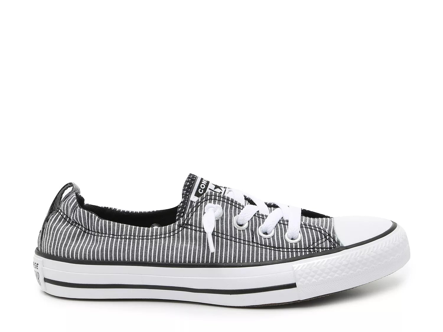 converse shoreline black and white stripe