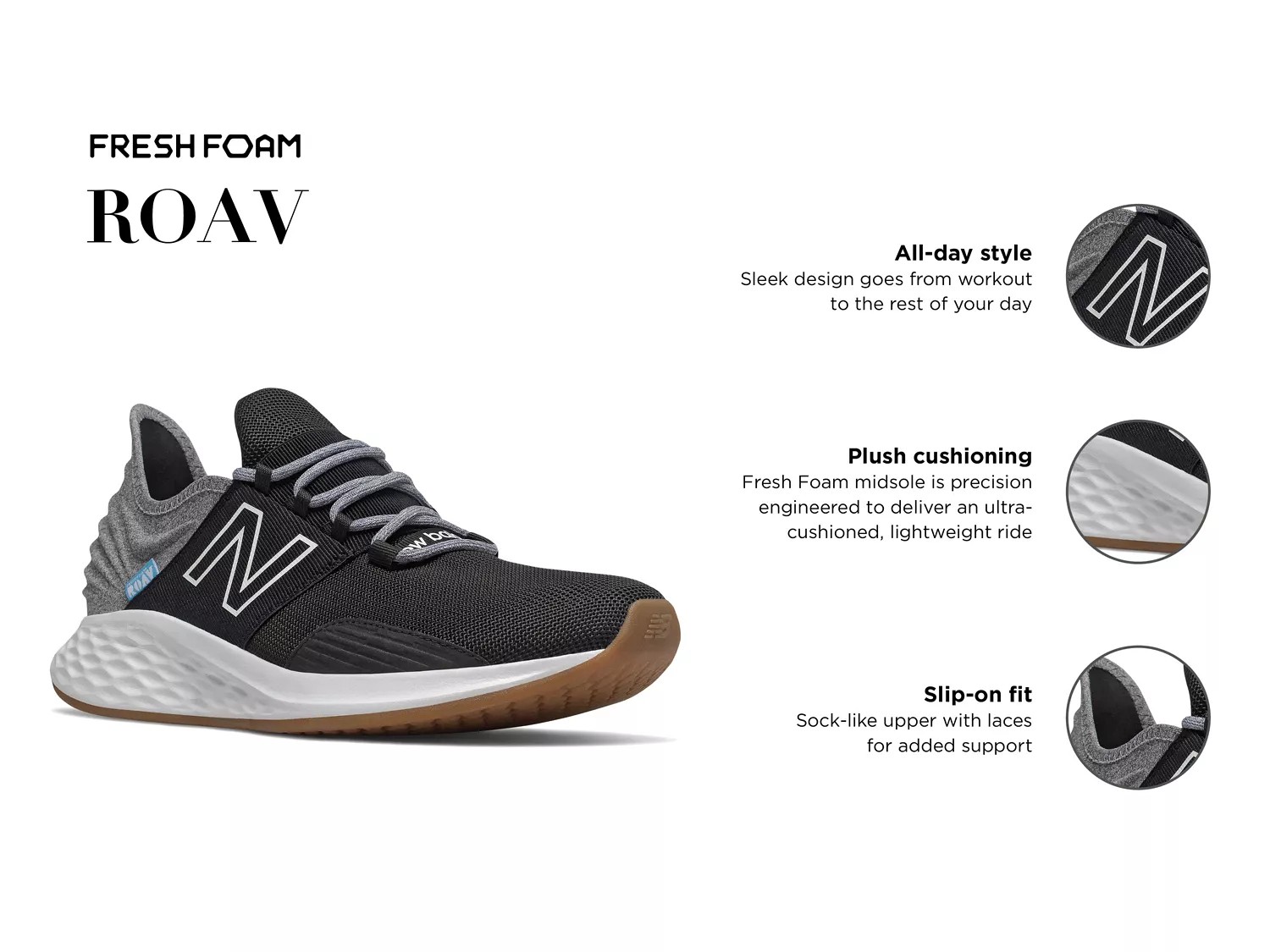 dsw new balance roav