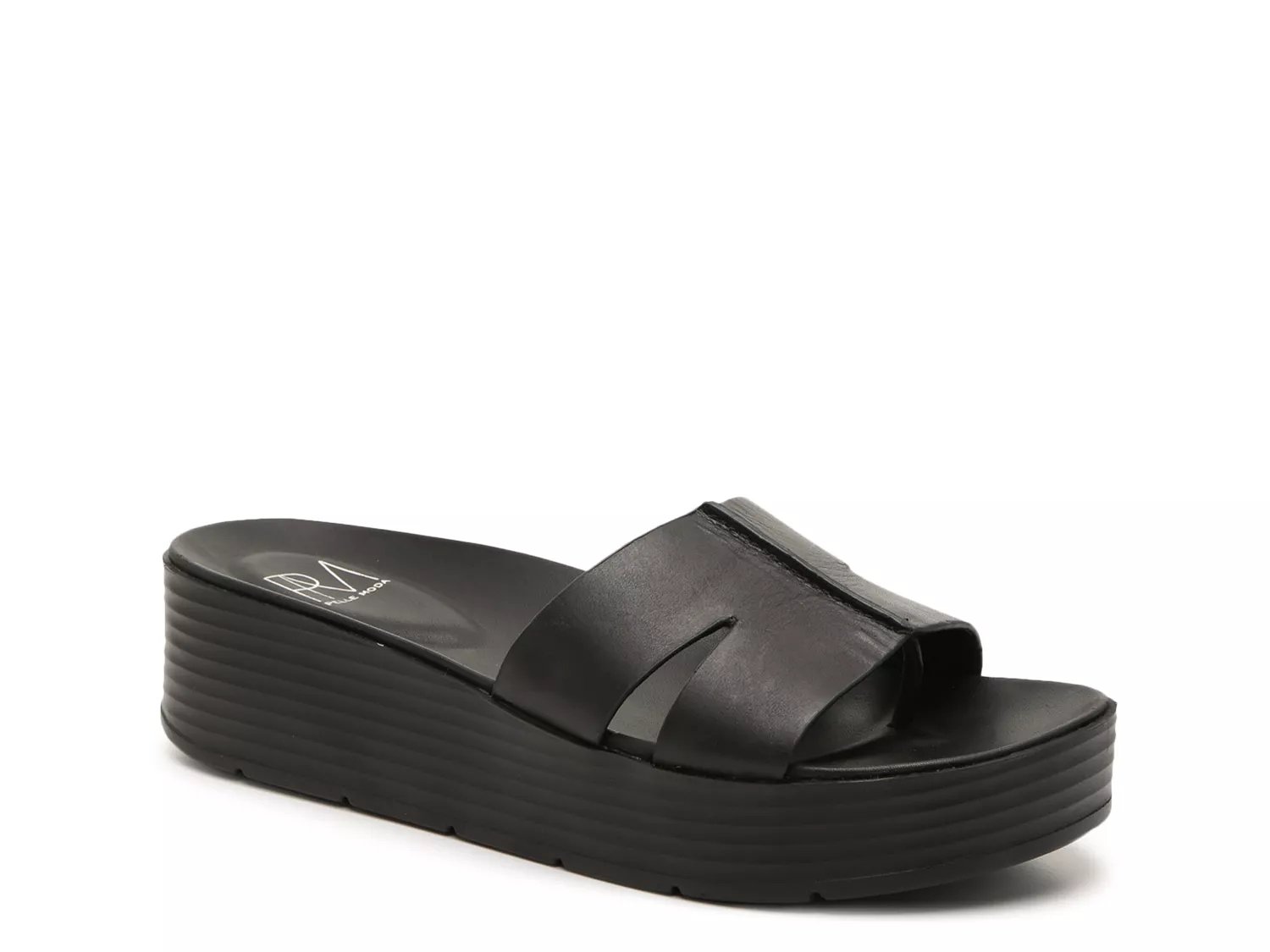 moda in pelle rivel wedge sandal