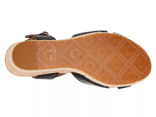 Cloverdale espadrille wedge sandal clearance