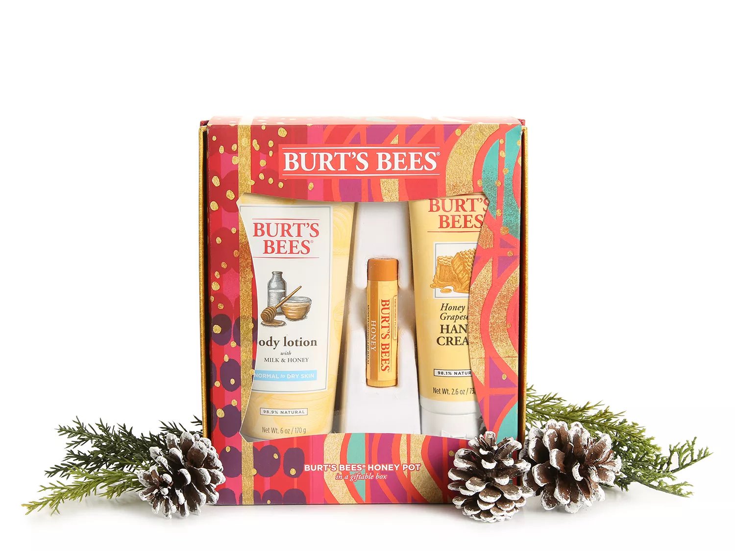Burt's Bees Honey Pot Gift Set 3 Packs DSW