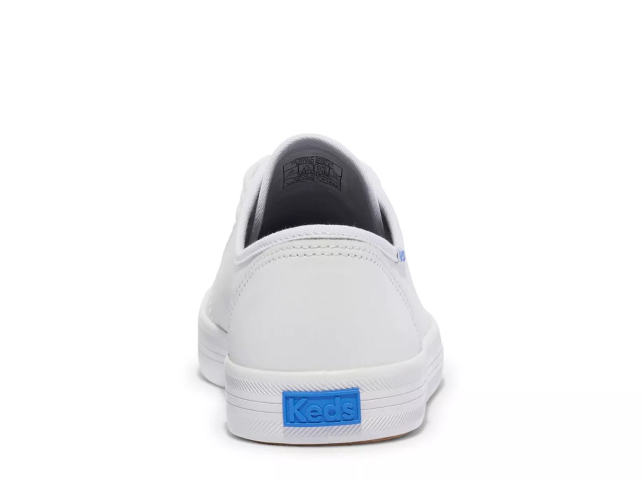 Keds Women s Kickstart Leather Fashion Sneaker White blue 9 M US for sale online eBay