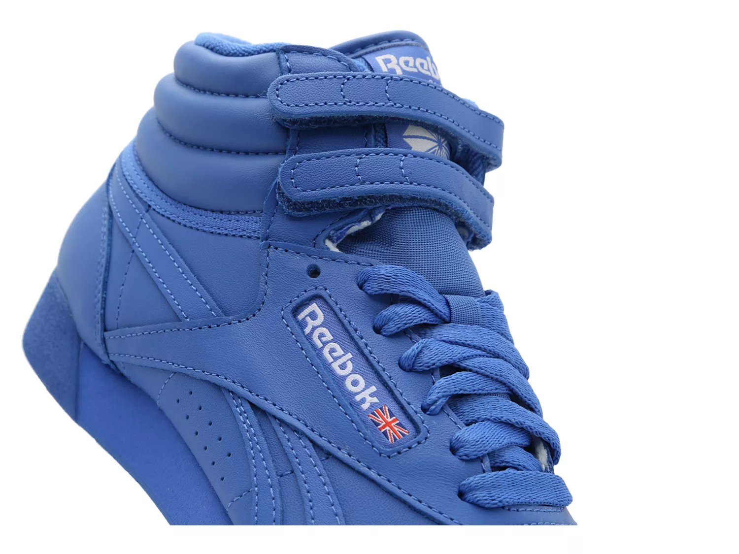 blue high top reeboks