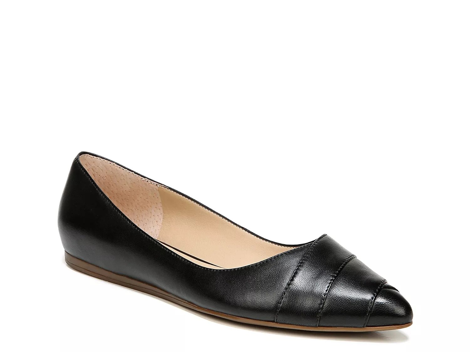 dsw flat black shoes