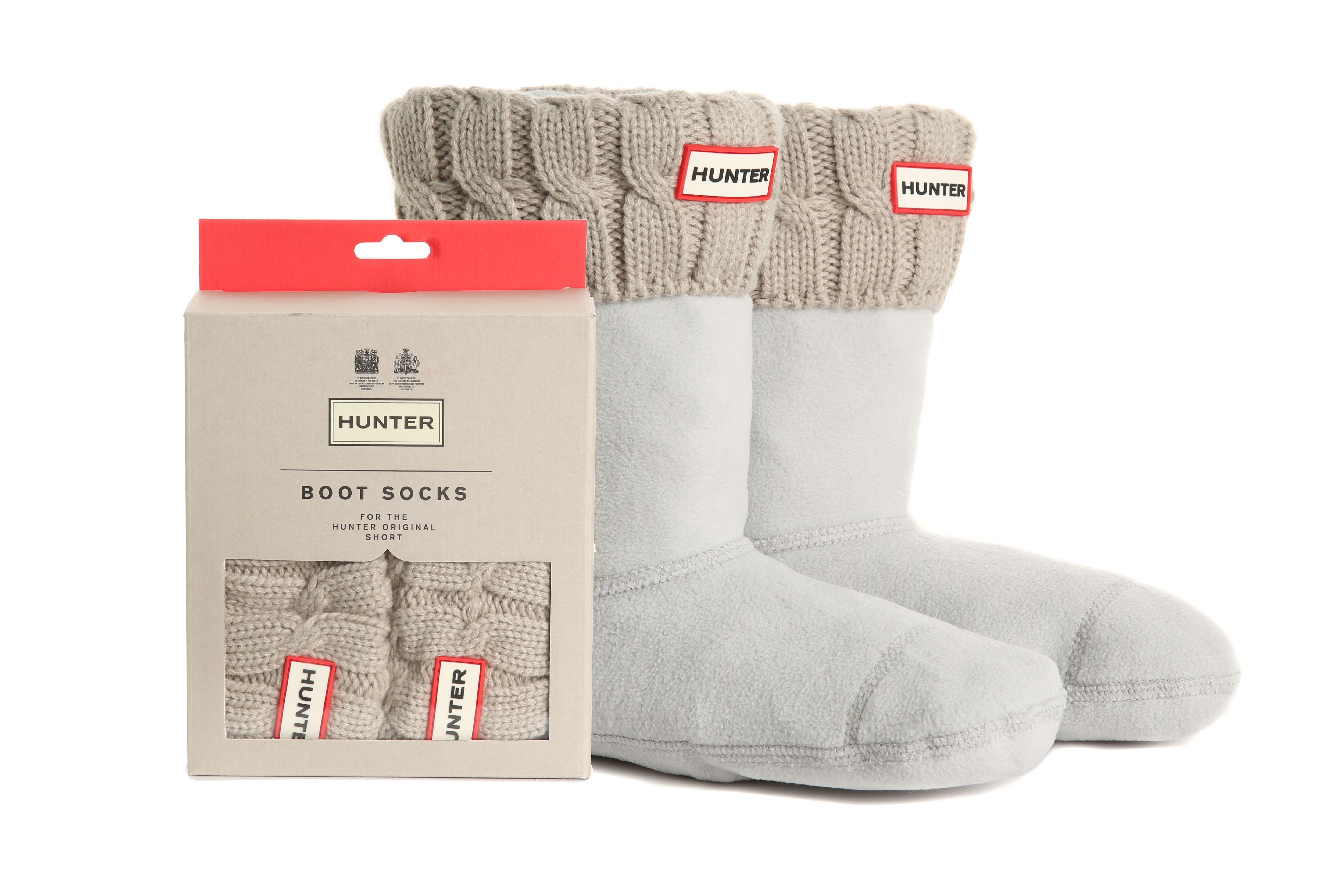 HUNTER Original Short Cable Knit Women's Boot Socks - Free