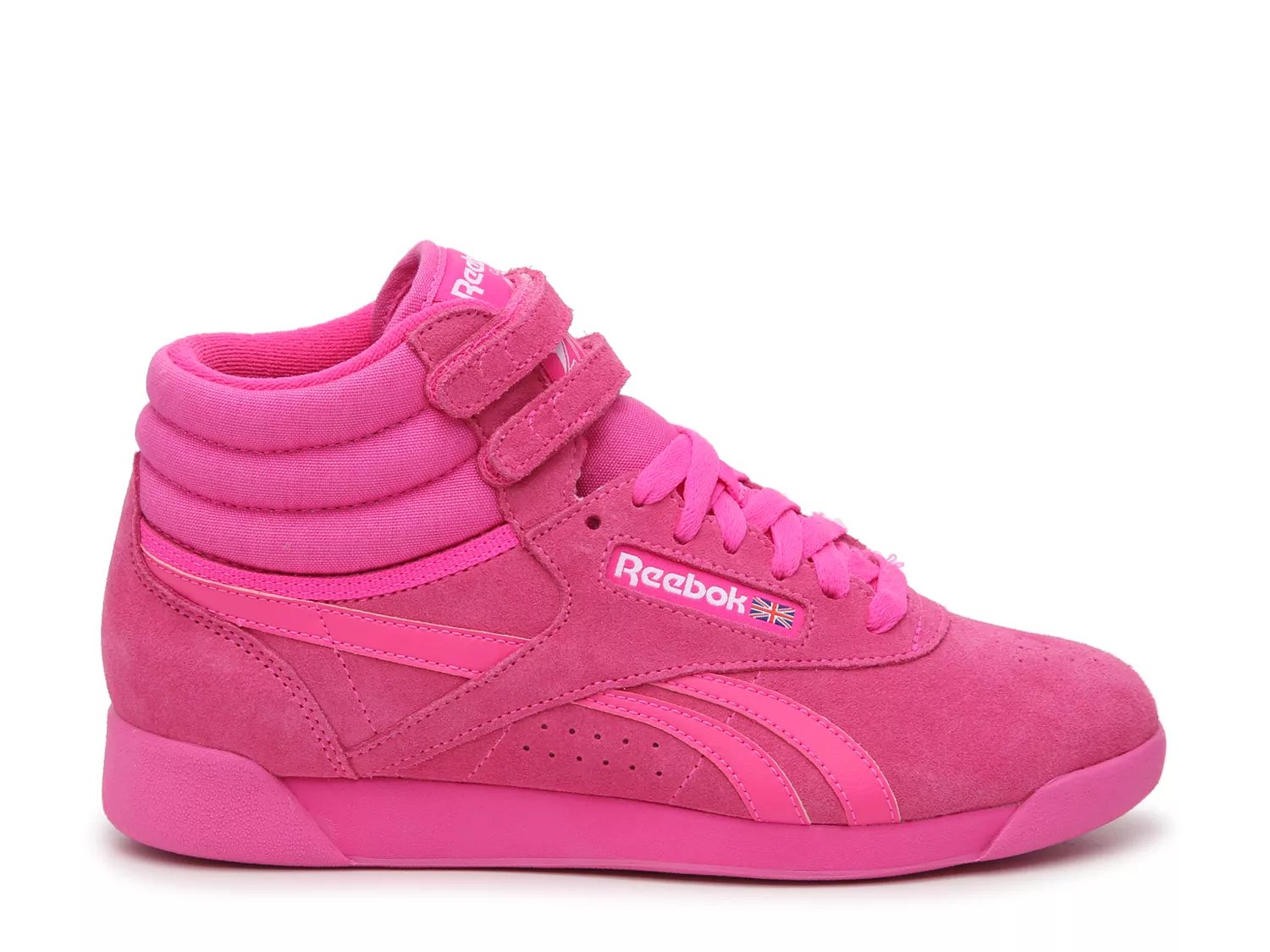 reebok freestyle hi pink