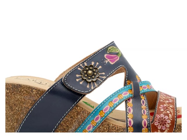 David tate swan wedge sandal top