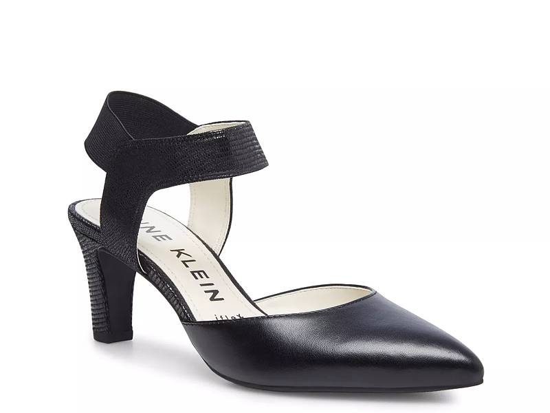 dsw black heels with ankle strap