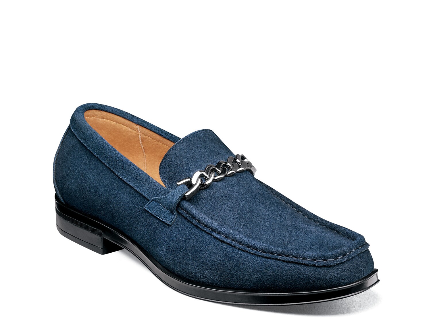 dark blue mens loafers