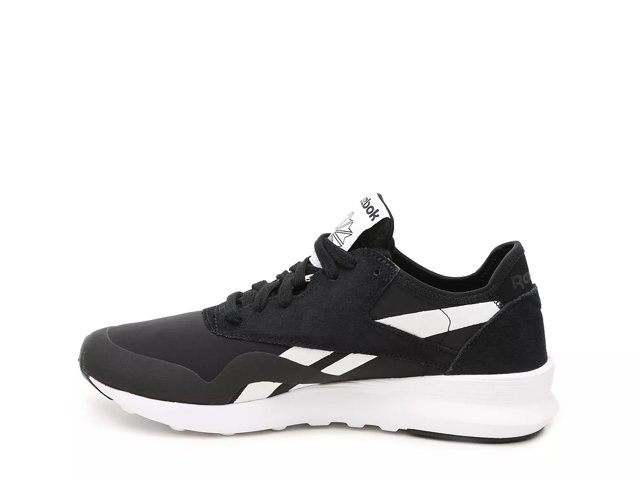 Reebok Classic nylon sneakers in black