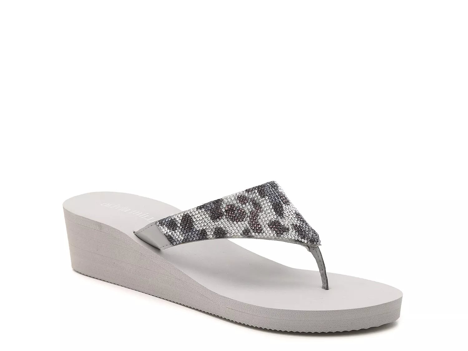 olivia miller wedge flip flops