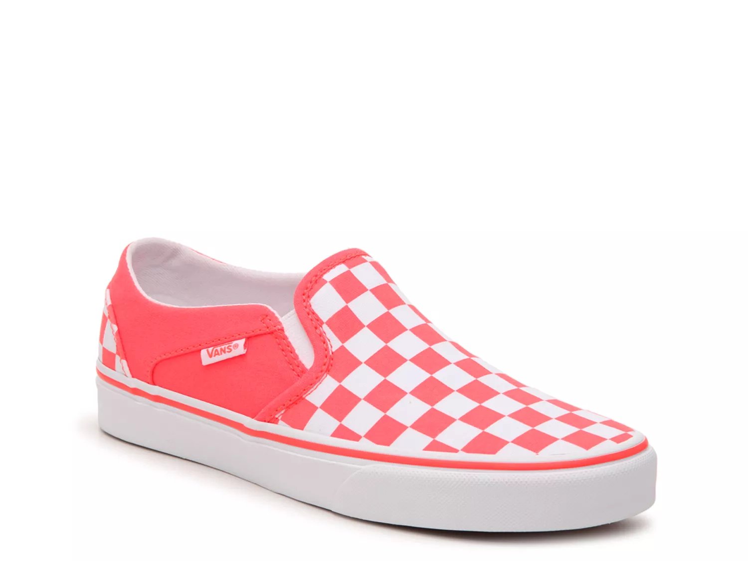 Dsw checkered cheap vans womens