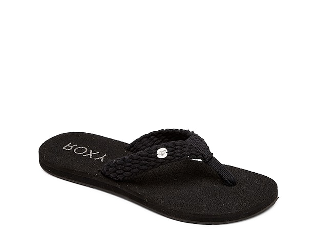 Womens SANUK YOGA MAT SLING Flip Flop Thong Sandals SIZE 9 US Black