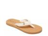 Roxy flip hot sale flops white