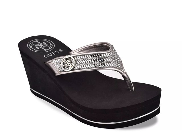 Guess wedge thongs best sale