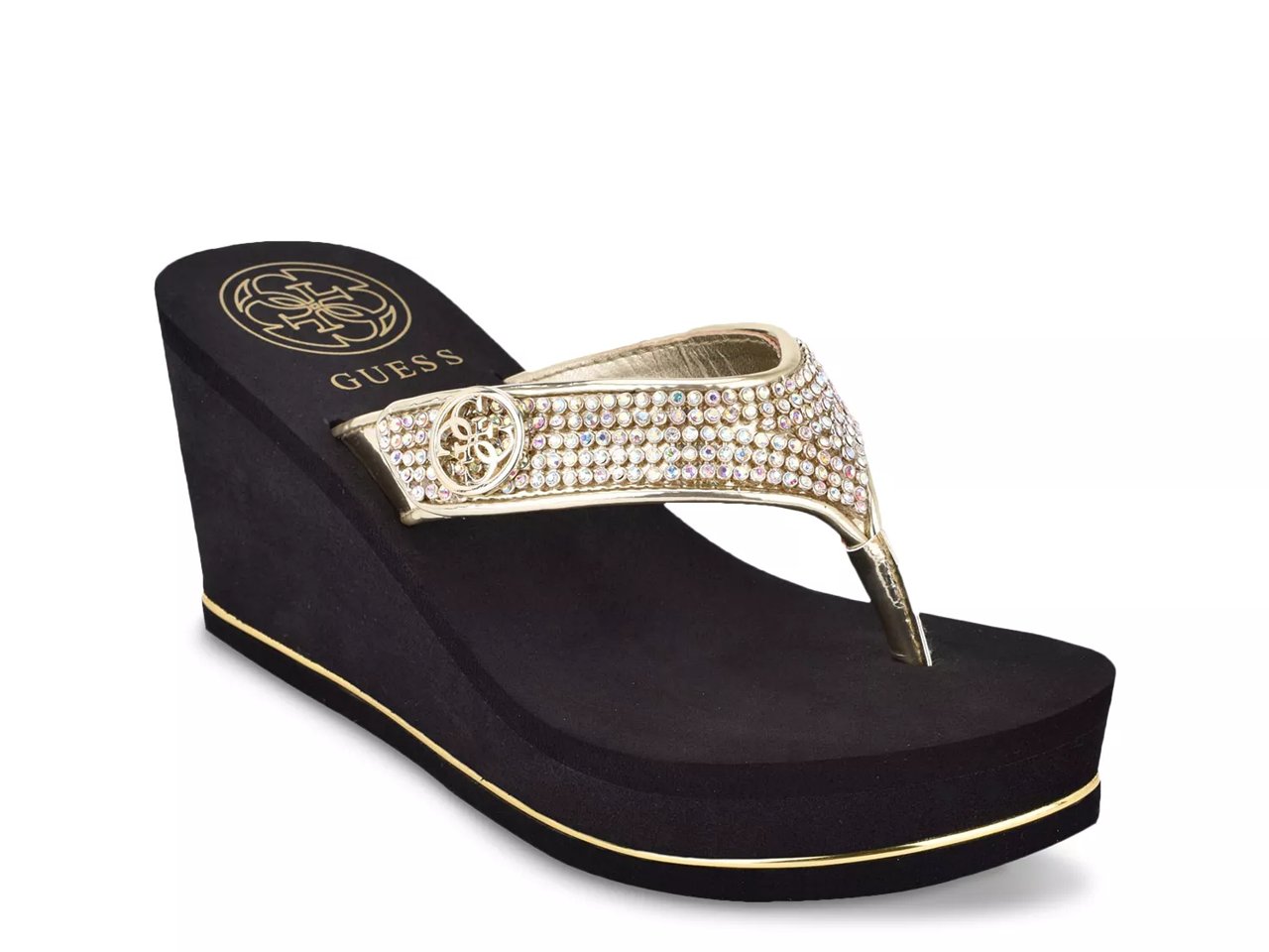 Woman s Sandals Guess Sarraly Wedge Sandal eBay