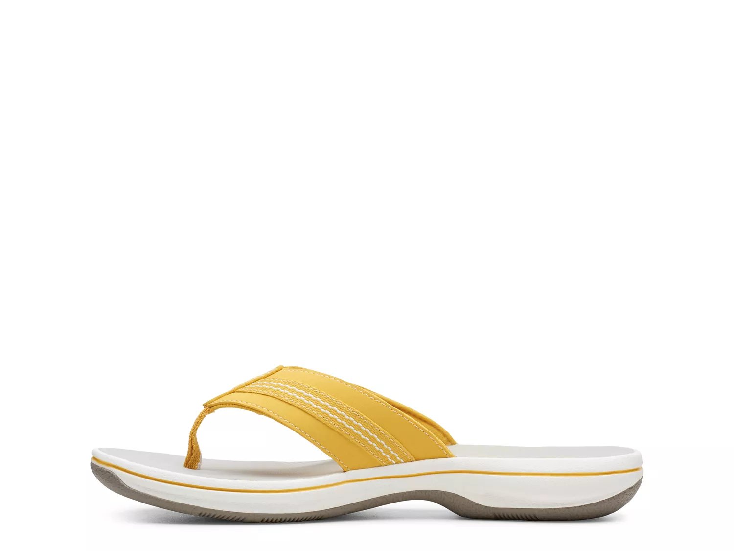 dsw clarks flip flops