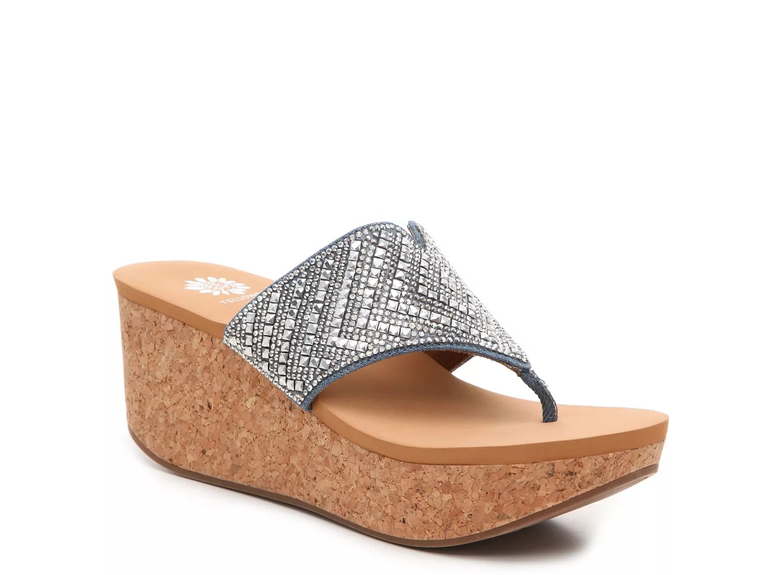 dsw yellow box flip flops