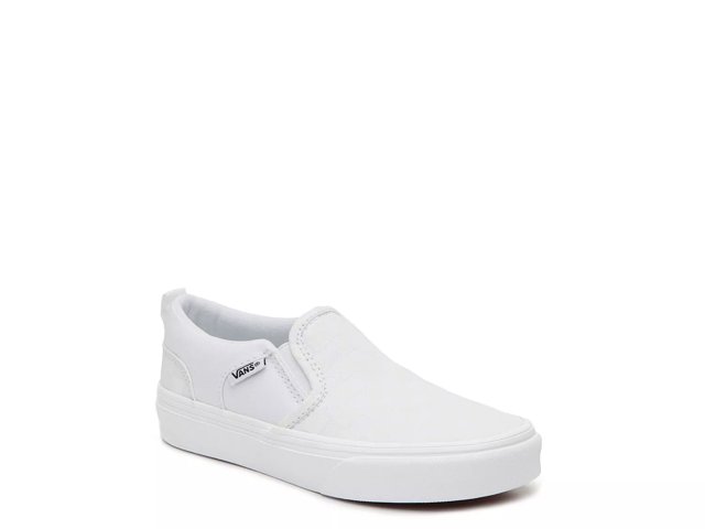 Dsw white slip sales on vans