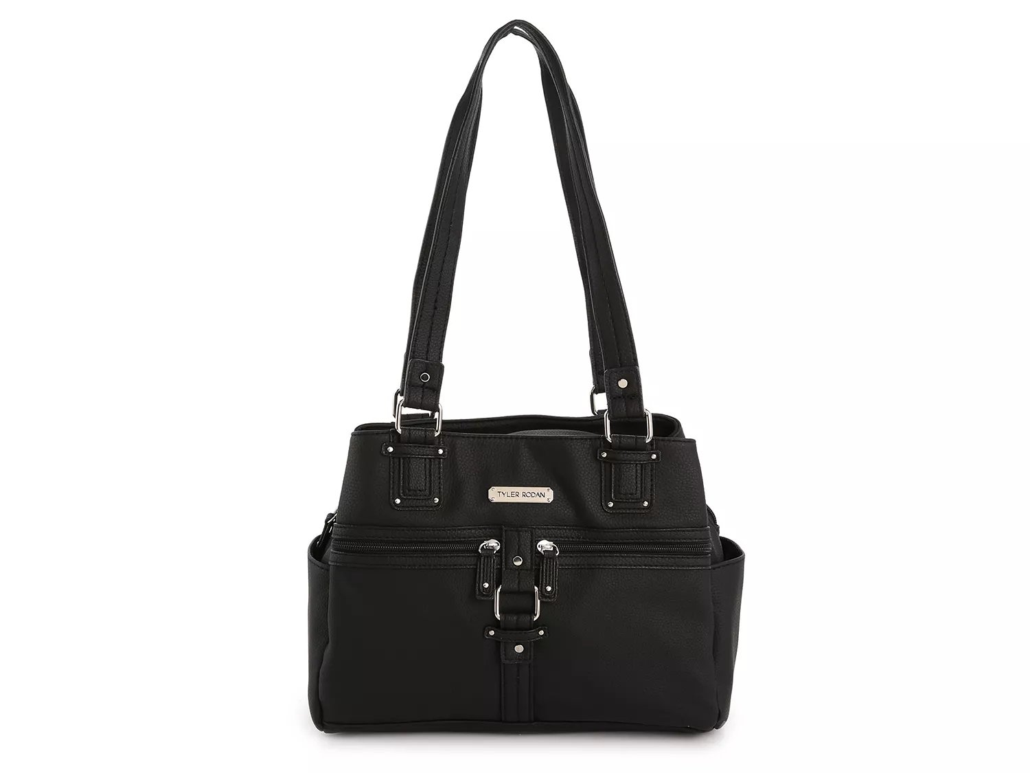 tyler rodan black leather purse