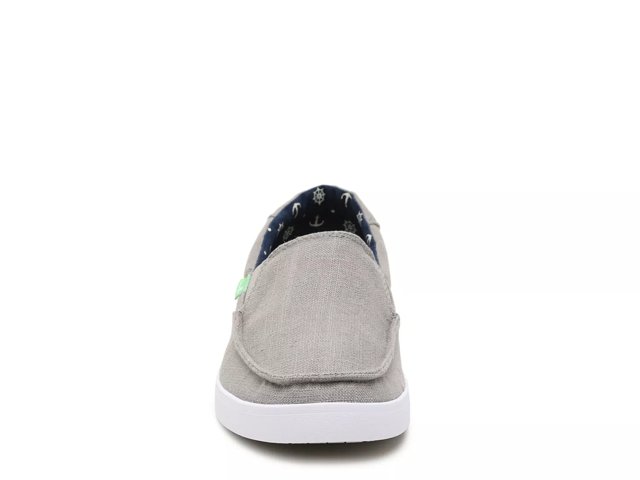 sideline linen 2 slip on