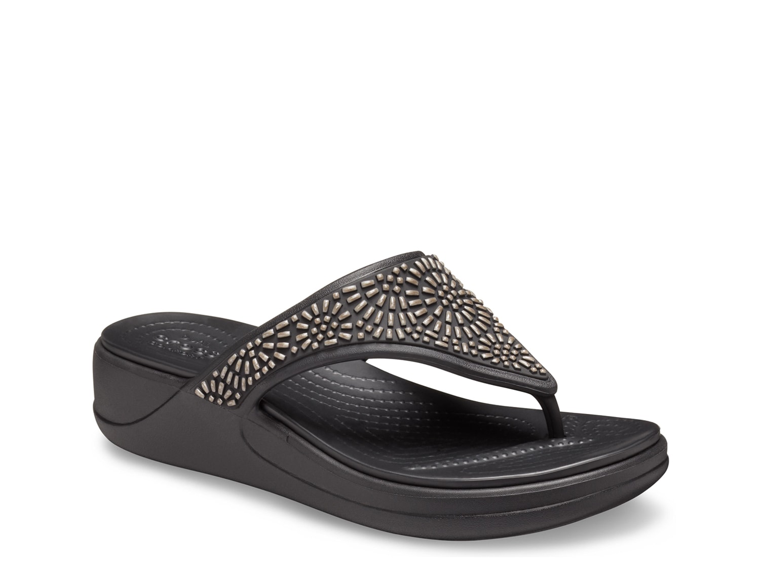 Wedge Sandals for Women Crocs Womens Monterey Diamante Slip On Wedge