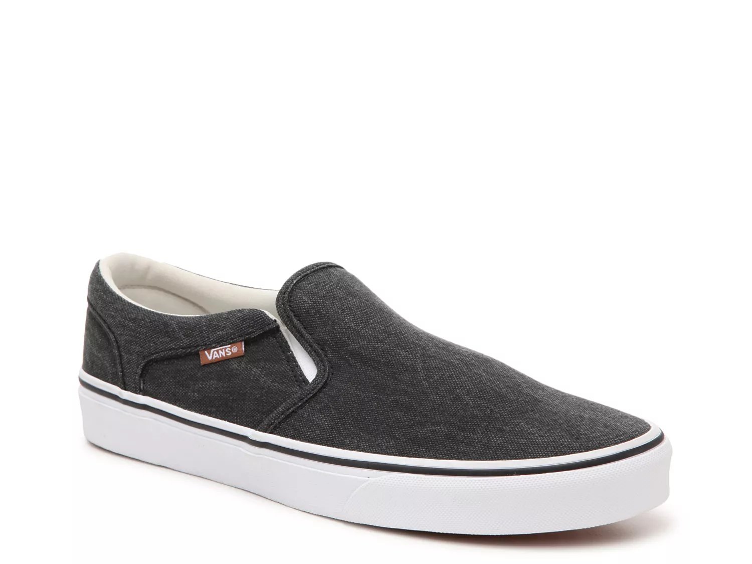 dsw mens vans slip ons