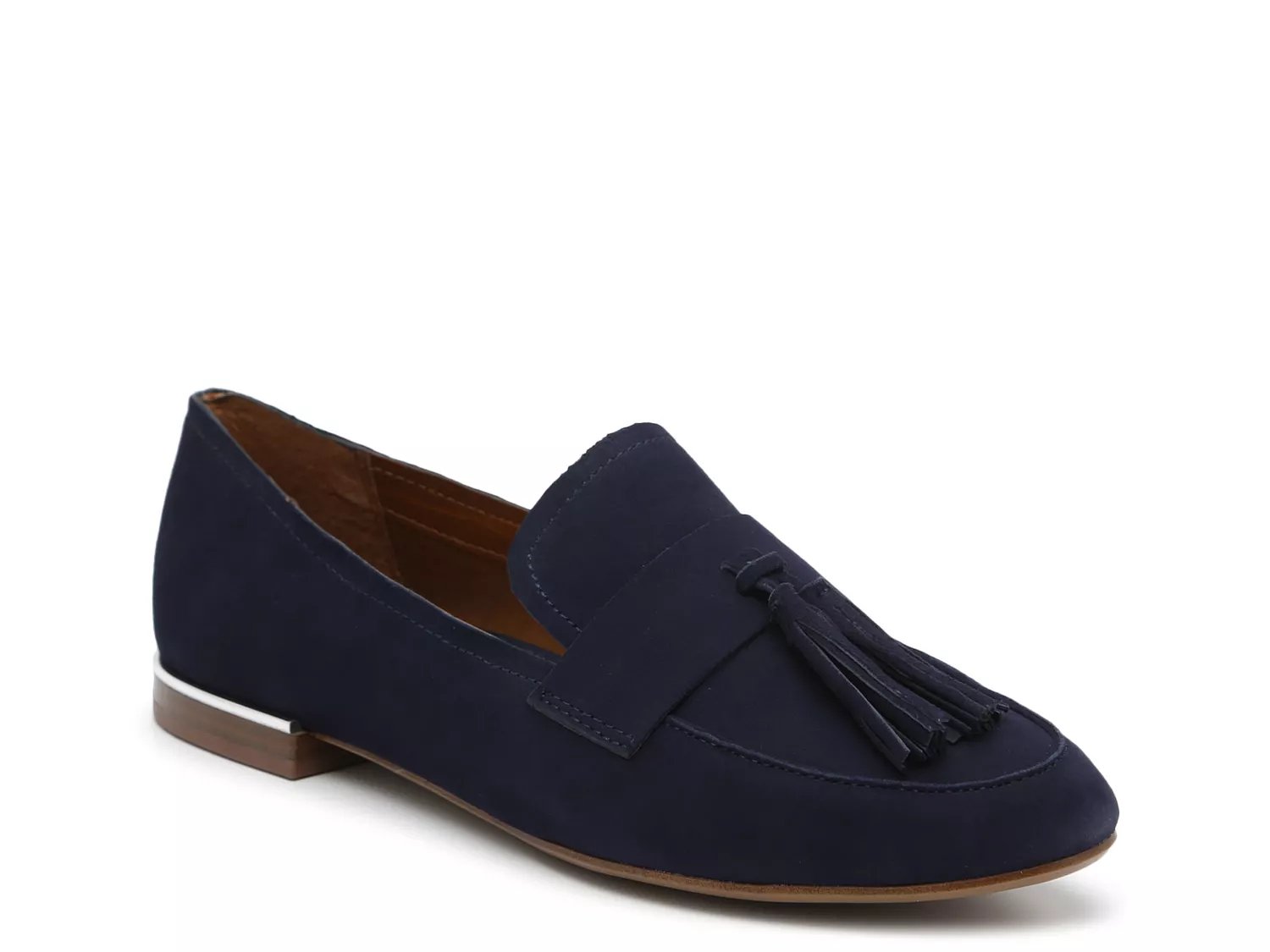 navy suede loafers ladies