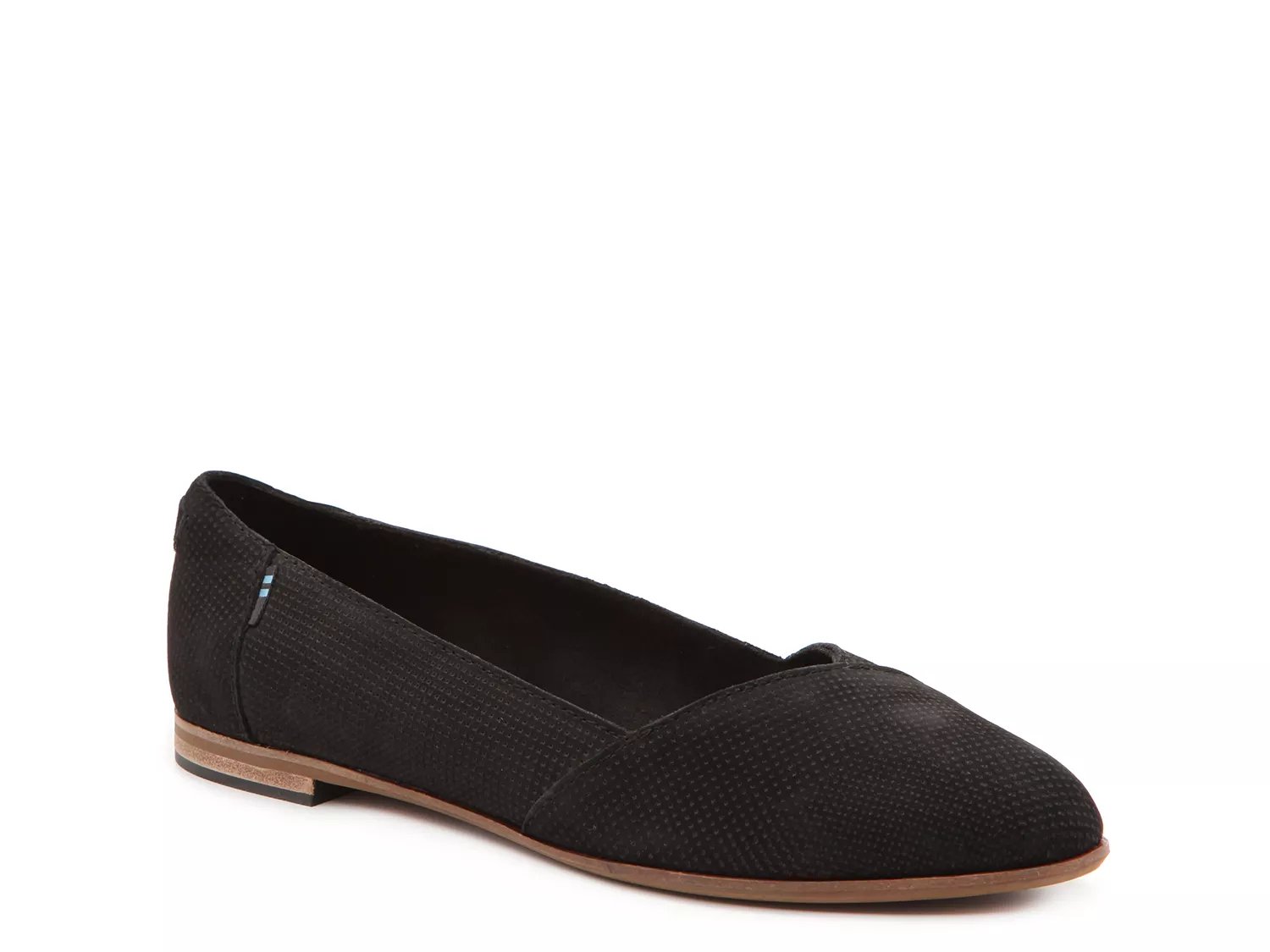 toms julie printed suede flat