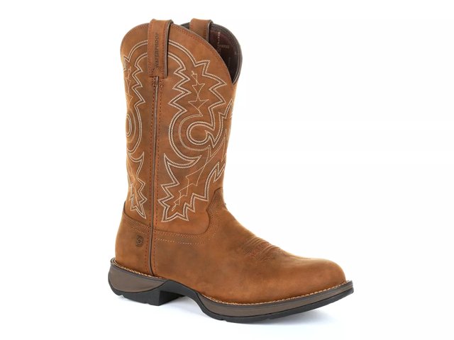 Durango square toe work hot sale boots